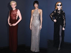 Джонсон, Гарнер и Юппер нарушили запрет на «голые» платья на премии Women in Motion